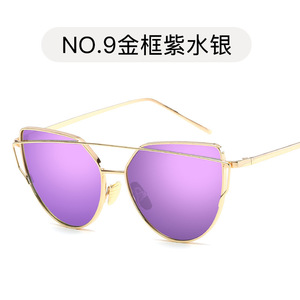 VASHAP piloto de 782 marco gafas de sol UV400 metal vintage mujeres hombres gafas de sol retro único diseñador de tonos - Product Image 4