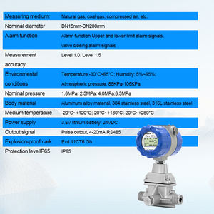 <span class=keywords><strong>Medidor</strong></span> de Flujo Vortex de Alta Precisión con Acero Inoxidable <span class=keywords><strong>para</strong></span> <span class=keywords><strong>Gas</strong></span> <span class=keywords><strong>Natural</strong></span>, Aire Comprimido y <span class=keywords><strong>Gas</strong></span> Industrial - Personalizable OEM - Product Image 5
