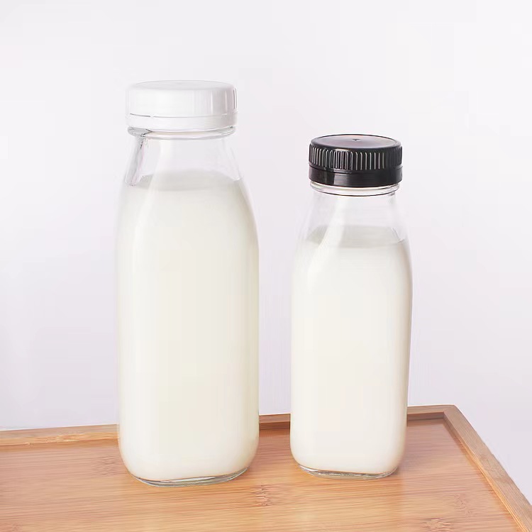 100ml 300ml 500ml 1 liter glass beverage bottles wholesale empty milk juice bottles