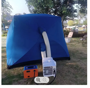 DC 24V <span class=keywords><strong>Camping</strong></span> Mini Ac Unité Ventilateur USB Extérieur Portable Voiture Rv Tente Cabine Climatiseur Blanc OEM Pièces De Rechange Gratuites <span class=keywords><strong>Électricité</strong></span> - Product Image 5