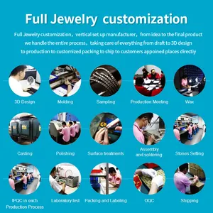 OEM ODM Jewelry Manufacturers Sterling Silver Stainless Steel Jewelry Manufacturer Brass Custom Jewelry Manufacturers China