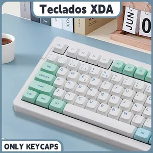 Teclas en español, ruso, japonés, coreano, francés, teclas PBT, perfil XDA, diseño ISO para teclado mecánico Cherry MX - Product Image 5