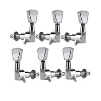 6 en ligne scellée guitare Tuning Pegs Tuners Mécaniques pour guitare électrique de style LP ou guitare acoustique