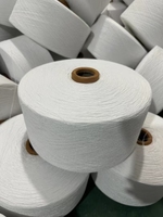 Chaussettes tricotées tendance, teintes, écologiques, recyclables, en fil de coton recyclé mélangé, techniques OE/OE, densité 3-20S, diverses couleurs disponibles