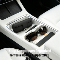 Per Tesla Model Y Juniper 2025 2026: Custodia Magnetica in Silicone per Occhiali, Organizer per Cruscotto, Accessori Interni Auto