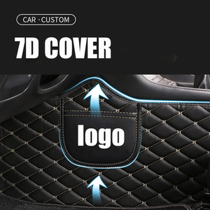 Tapetes de Lujo de Cuero para Coche con Volante a la Derecha para <span class=keywords><strong>Toyota</strong></span> 4Runner, Avalon, Civic, Crown, <span class=keywords><strong>GT</strong></span> <span class=keywords><strong>86</strong></span>, Cubierta de Alfombrilla Impermeable y Ecológica - Product Image 4