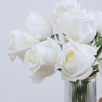 Roses artificielles au toucher réel pour mariage d'automne, nouveau design pour la décoration de mariage d'automne, décoration de fête, arrangement floral
