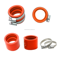 (En Stock) Adaptateur en Caoutchouc de Carburateur 35mm 40mm 42mm 45mm, Collecteur d'Admission pour Mikuni Keihin Oko Koso Pwk Pe Pwm Nsr