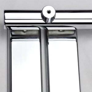 Sèche-serviettes chauffant rétractable en acier inoxydable, <span class=keywords><strong>support</strong></span> mural flexible, accessoire de salle de bain pour hôtels et appartements - Product Image 4