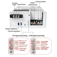 MZMW 2500W Pantalla Digital 0-12V 190A Transformador Industrial Ajustable SMPS Fuente de Alimentación Conmutada de Alta Potencia