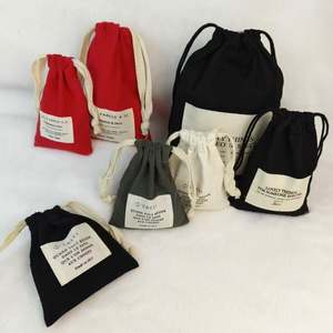 Sac à poussière en coton personnalisé de luxe avec cordon de serrage, grand et recyclable, pour sacs à main et aliments, pour le stockage du pain - Product Image 1