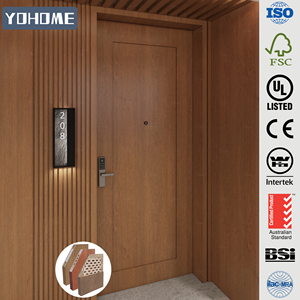<span class=keywords><strong>Porte</strong></span> coupe-feu en bois standard australien UL10b-10c homologuée Portes coupe-feu intérieures en bois <span class=keywords><strong>Porte</strong></span> coupe-feu Fd60 pour hôtel - Product Image 4