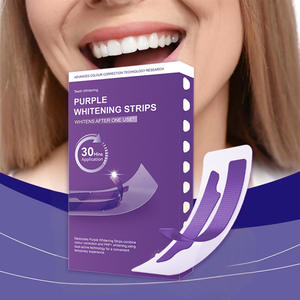 7 Bags Bright <b>Purple</b> <b>Whitening</b> Strips New Formula Residual Free V34 <b>Teeth</b> <b>Whitening</b> Strips - Product Image 1