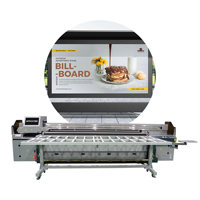 Machine d'impression rapide à matériaux hybrides, imprimante UV rouleau à rouleau grand format 3200 mm