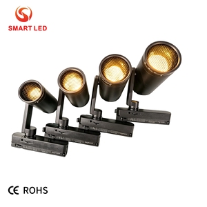 zoomable 5W-30w led track <b>lighting</b> heads2700k-6500k CCT dimming H type dimmable rail ceiling track lights fixtures flicker free - Product Image 3