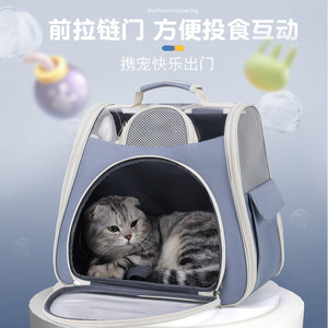 <b>Cat</b> <b>Backpack</b> Transparent Large Capacity Breathable Pet <b>Carrier</b> for Travel - Product Image 2