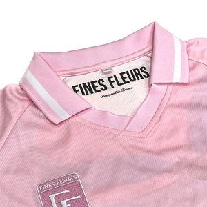 Maglia da <span class=keywords><strong>calcio</strong></span> <span class=keywords><strong>rosa</strong></span> retrò personalizzata con Logo ricamato stile sublimazione maglia da <span class=keywords><strong>calcio</strong></span> - Product Image 4