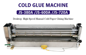 Machine à coller le papier peint manuelle série Hot Cold Box, machine à coller le papier, étaleur de colle, plieuse-colleuse, vente directe du fabricant - Product Image 1
