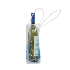 Articles promotionnels en vogue : Sac isotherme personnalisé en gel pour bouteille de vin, manchon rafraîchissant - Product Image 4