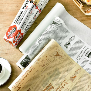 Papel de Cocina Antiadherente Desechable para Freidora de Aire KLH237 de Grado Alimenticio, Papel Absorbente de Aceite para Hornear - Product Image 3