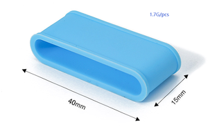 Bandes de poignée pour raquettes de pickleball - Bandes extensibles en silicone écologiques avec logo et couleurs personnalisés, imprimées à l'écran pour une utilisation promotionnelle - Product Image 6