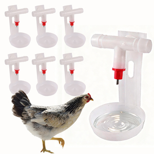 500 Pièces Abreuvoirs Automatiques à Pipette pour Volailles – Coupelles d'<span class=keywords><strong>Eau</strong></span> pour Poulets, Dindes, Cailles, Poules Pondeuses, Poulets de Chair – <span class=keywords><strong>Distributeur</strong></span> d'<span class=keywords><strong>Eau</strong></span> pour Ferme - Product Image 1