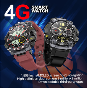 Montre connectée d'extérieur P888 4+64 Go, bracelet intelligent haut de gamme, meilleure montre Android IP68 avec double caméra, carte SIM, montre 4G <span class=keywords><strong>Internet</strong></span> 2026 - Product Image 5