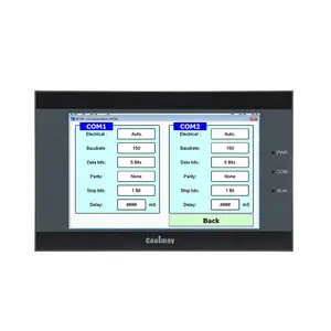 Coolmay QM3G serie 5 pollici hmi touch screen PLC tutto in uno stepper controller del motore programmabile Controller logico