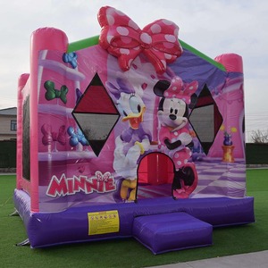 Castillo Inflable de <span class=keywords><strong>Minnie</strong></span> <span class=keywords><strong>Mouse</strong></span> en Venta - Castillo Hinchable Comercial Rosa, Lindo Inflable para Niñas - Product Image 4