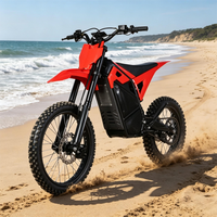 Motocicleta Eléctrica de Alta Velocidad HIGHPER de Fábrica, 10KW, 72V, con Controlador de 150A para Pistas Extremas