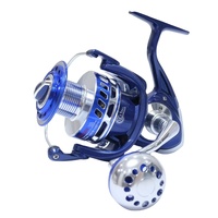 Moulinet de pêche Max Drag 30 kg 6000 10000 Moulinet de surf en eau salée Moulinet de pêche à la traîne étanche à l'eau de mer Moulinet de pêche en métal pour bateau