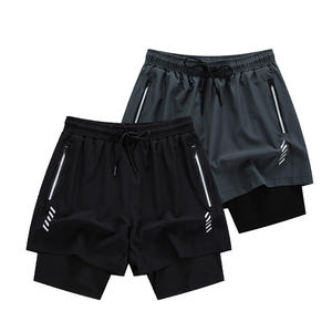Herren 2 in 1 Shorts Double Layer Athletic Shorts Polyester Herren Workout Gym Pickle ball Sport Laufs horts - Product Image 1