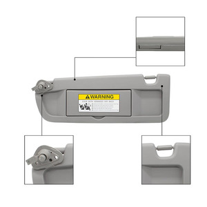 Pare-soleil gris chaud côté gauche pour Honda Civic 2006-2011, installation par vis, référence 83280-SNA-A01ZA - Product Image 1