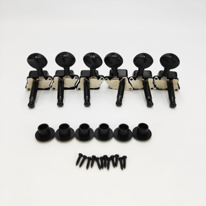 <span class=keywords><strong>Guitare</strong></span> acoustique folk avec mécaniques de réglage semi-fermées à tête ronde et couvercles 3R3L pour <span class=keywords><strong>guitare</strong></span> acoustique folk - Product Image 4
