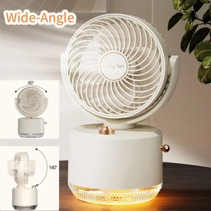 Mini ventilateur électrique de pulvérisation USB Rechargeable maison chambre bureau Portable <span class=keywords><strong>sans</strong></span> <span class=keywords><strong>fil</strong></span> plafond Camping refroidisseur d'air circulateur conditionneur - Product Image 4