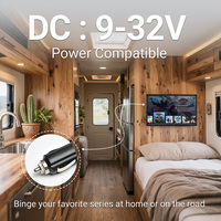 22 "RV Web OS Smart TV 1.5G 8G téléphone miroir Marine Caravana Android télévision ensemble montage mural Camping en plein air 12V DC voiture TV