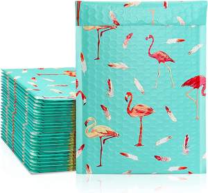 Haute Qualité Nouveau Poly Métallique Couleur Logo Personnalisé Navire Personnalisé Rembourré Biodégradable Courrier Feuille Sacs D'expédition - Product Image 2