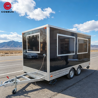 Camion de restauration Cogsun : poulet américain, frites, bière, café, sodas, en-cas, pour activités de plein air