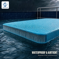 Bateau de sauvetage gonflable Jinlong 2400gsm-2800gsm, ignifuge, imperméable, résistant aux déchirures, anti-moisissure, revêtement PVC, largeur 8~30cm