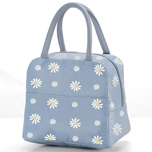 Japanese Style <strong>Small</strong> Daisy Office Worker Portable Student Cooler Heat Preservation Lunch <strong>Cool</strong> <strong>Bag</strong> - Product Image 5