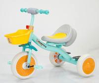 Adorable mini-vélo unisexe pour enfants, tricycle en plastique pour enfants de 5 à 7 ans, jouet à roulettes avec musique et éclairage, vente à prix réduit en Chine