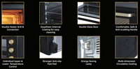 Four à Toast 34 litres 1600W 220V-240V four électrique domestique et domestique