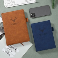 Benutzer definiertes Logo A5 Journal Werbe A5 Tagebuch Notizblock Leder Hardcover Business Notebook