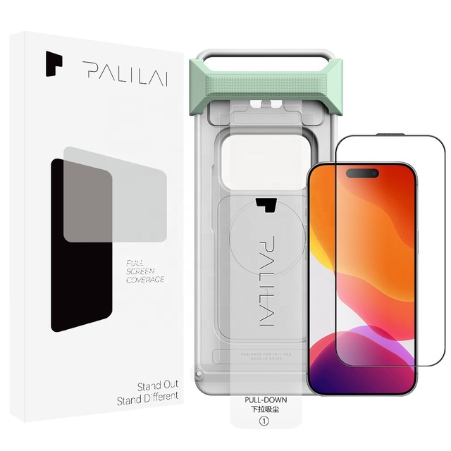 Full Cover 3D HD Clear Screen Protector with Professional Alignment Kit for iPhone 17 16 15 Pro Max Plus Glass Film