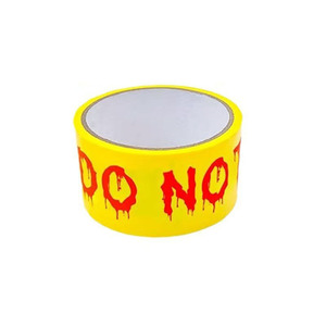 Cinta de advertencia de Halloween de 25 m, decoraciones de precaución para fiestas, decoración exterior - Product Image 5