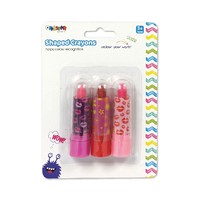 Crayons de cire pour enfants en forme de dinosaure mignons et kawaii, ensemble pour l'école