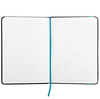 Carnet de notes personnalisé avec impression, couverture brodée, journal quotidien, couverture en tissu, pages lignées, agenda scolaire et professionnel