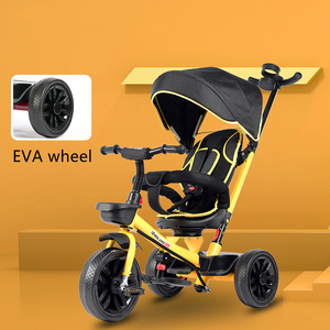 Xe ba bánh trẻ em 4 trong 1 có tay cầm cho bố mẹ/ Xe ba bánh trẻ em giá rẻ 4 trong 1 để bán - Product Image 4