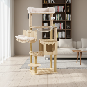 Alberi per Gatti Bestseller con Amaca e Cuccia, Fornitura Diretta dalla Fabbrica - Product Image 1