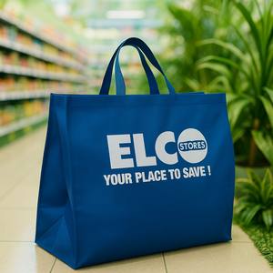 Bolsa de compras ecológica personalizada diseñada en fábrica, bolsa a granel en blanco reutilizable con logotipo impreso, precio bajo - Product Image 4